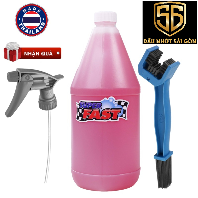 Nước rửa xe Super Fast 1 Lít rửa siêu sạch - Nhập khẩu Thái Lan