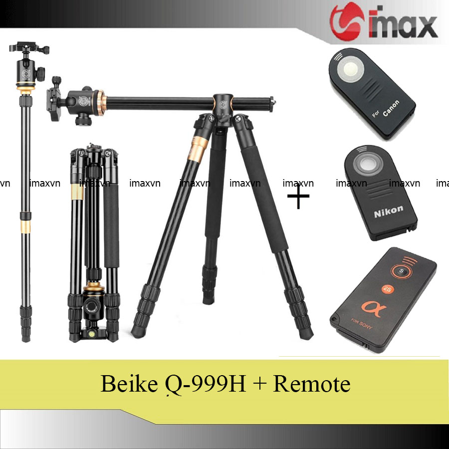 Chân máy ảnh Beike System Go 999H + Remote cho máy ảnh