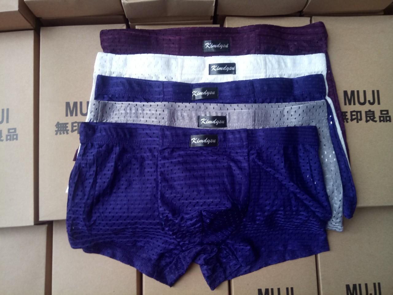 Hộp 5 quần lót nam Thông Hơi muji