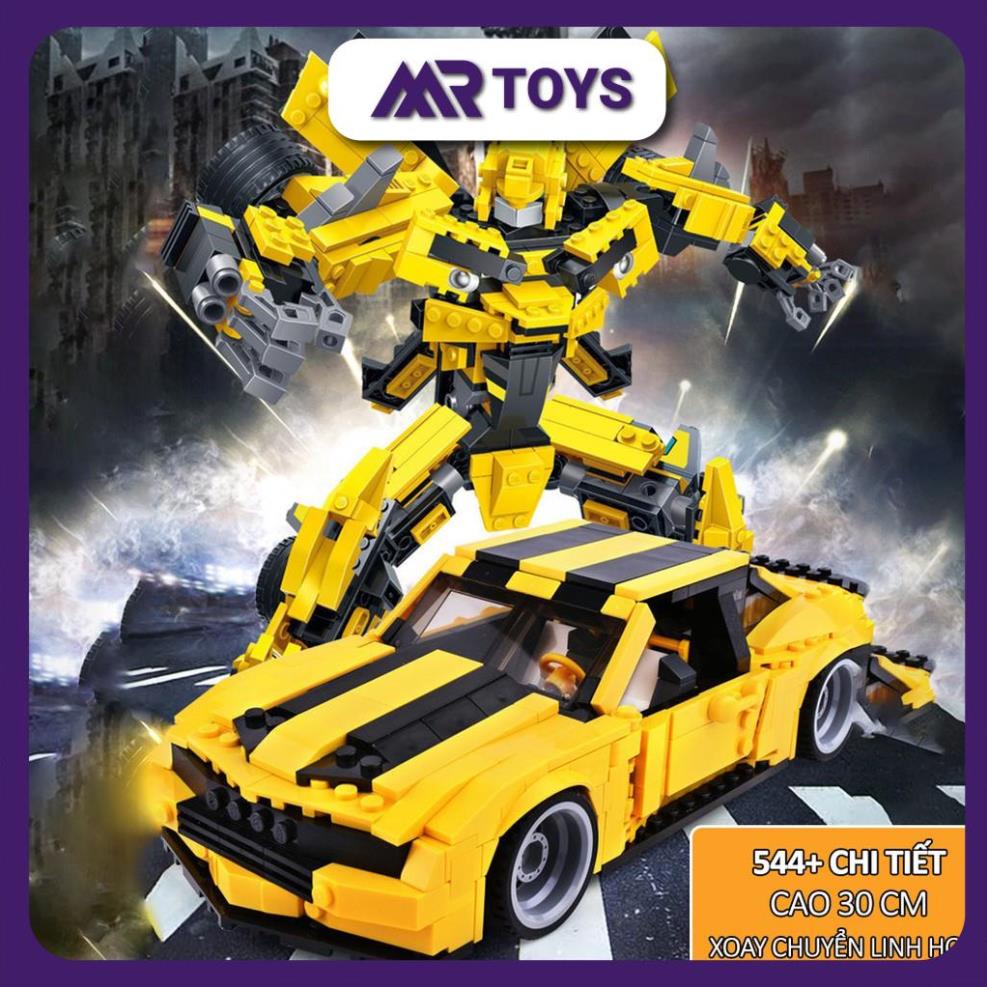 Mô hình lắp ráp Robot BUMBLEBEE 584 chi tiết | Đồ chơi xếp hình người máy biến hình | Đồ chơi cho bé