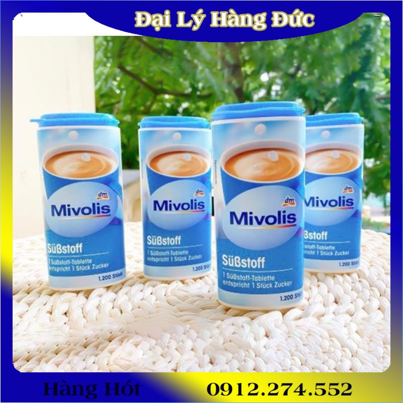 Đường ăn kiêng mivolis substoff cho keto, das tiểu đường hộp 1200 viên của đức -date mới đủ bill