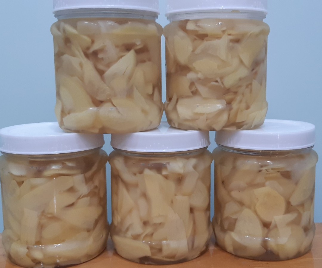 Gừng ngâm chua ngọt nhà làm - 350gr Dưa gừng ngâm chua ngọt