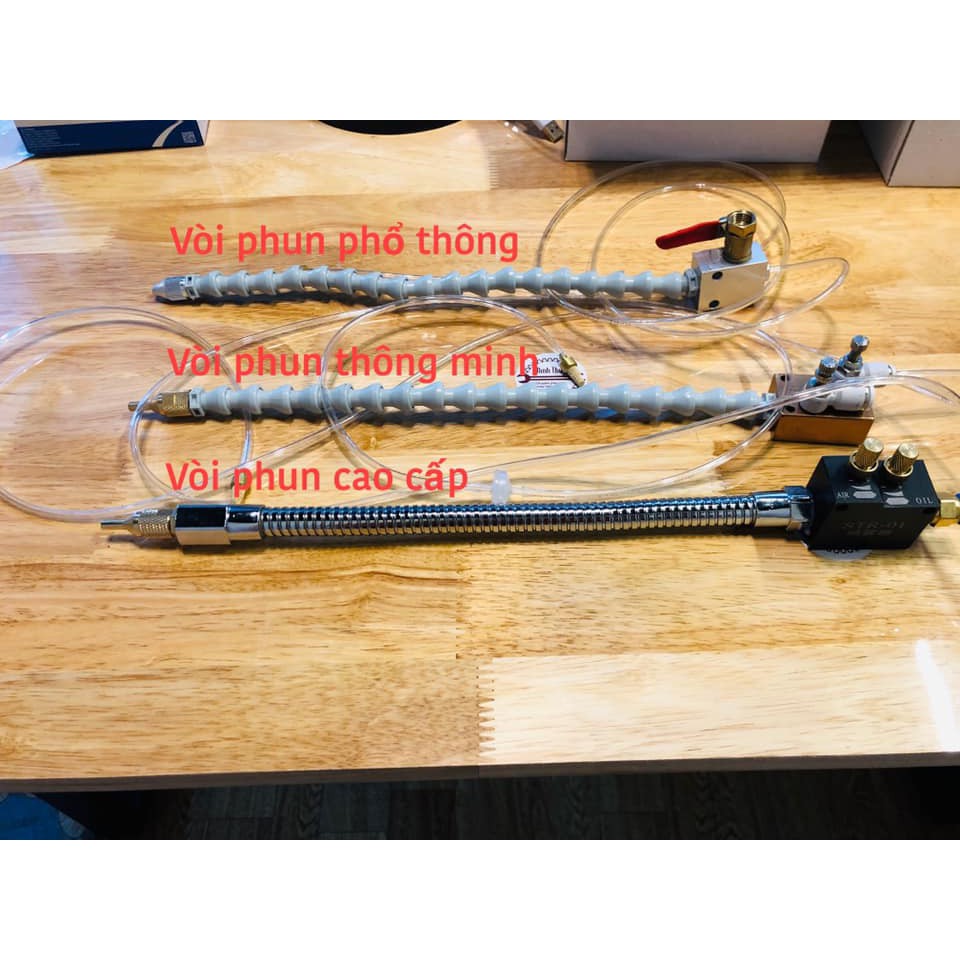 Vòi phun dầu phổ thông, thông minh, cao cấp làm mát máy cắt, máy phay - HB Machine