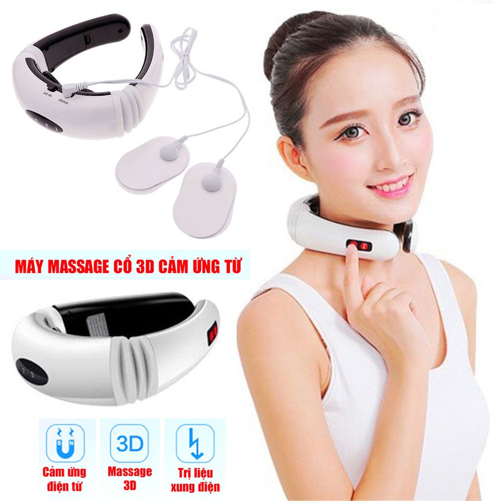 Máy Massage Đặc Trị Giảm Đau Vai Gáy Đẩy nhanh quá trình lưu thông máu, giảm đau và cứng cổ , dùng xung điện để kích thích dùng mọi lúc mọi nơi.