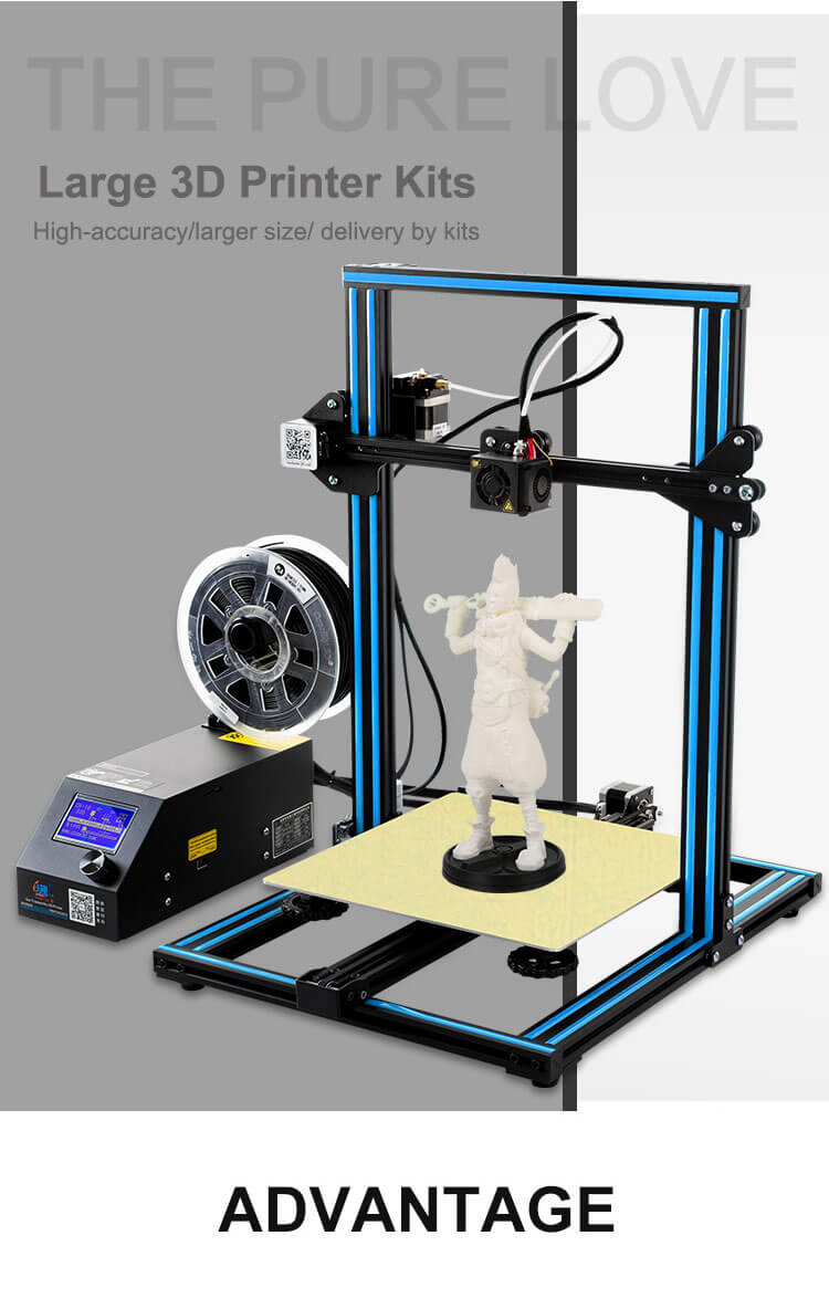 3D printer CR 10 printing size 300 300 400mm