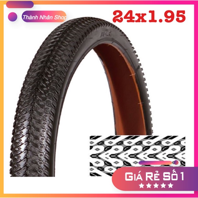 Vỏ xe đạp 24x1.95 drc