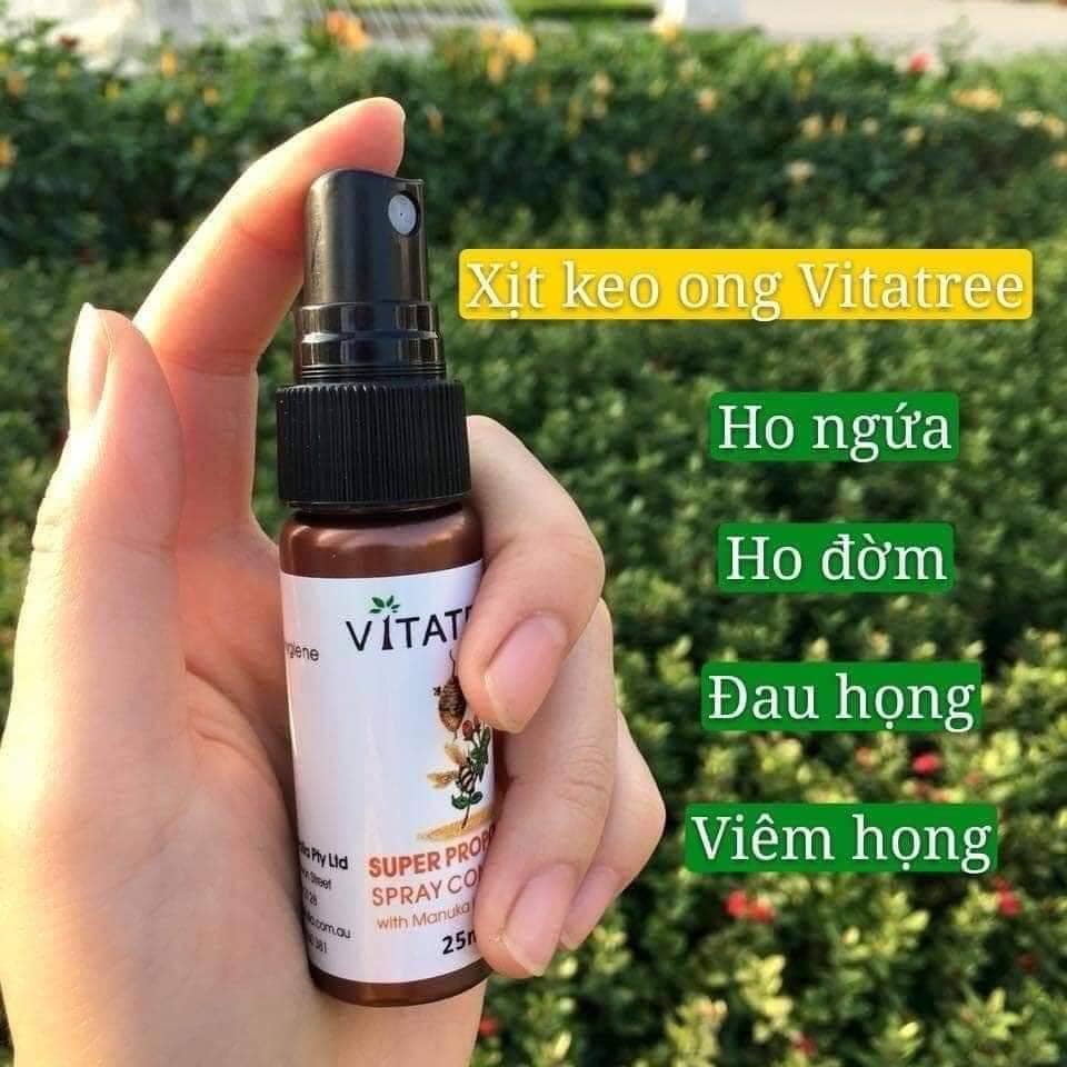 XỊT KEO ONG GIẢM ĐAU HỌNG CHO BÉ