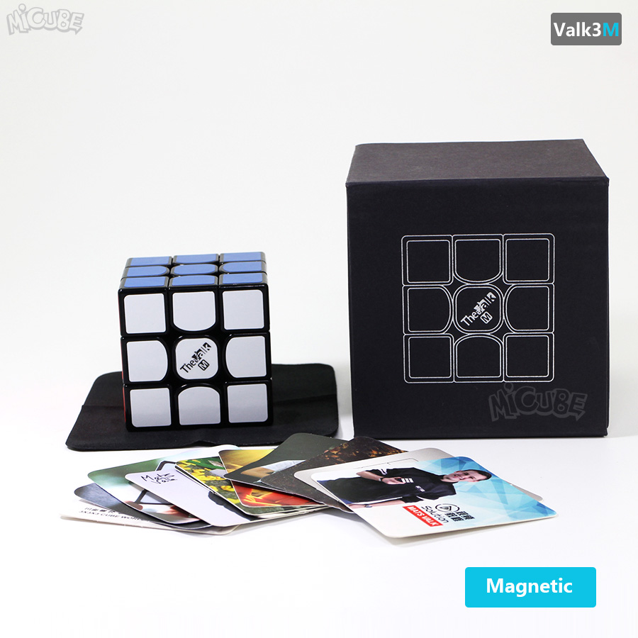 Đồ chơi rubik qiyi valk 3m sticker - nam châm từ tính chuẩn quốc tế