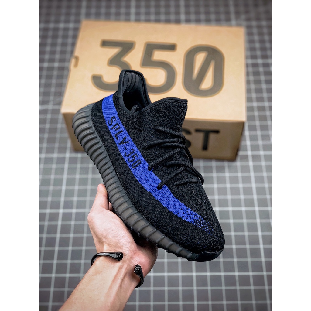 Yeezzzz 350 boost v2 "dazzling blue" black blue