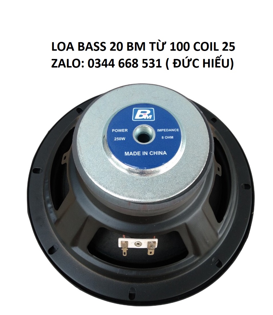 1 củ loa bass 20 bm paudio từ đơn 100 coil 25