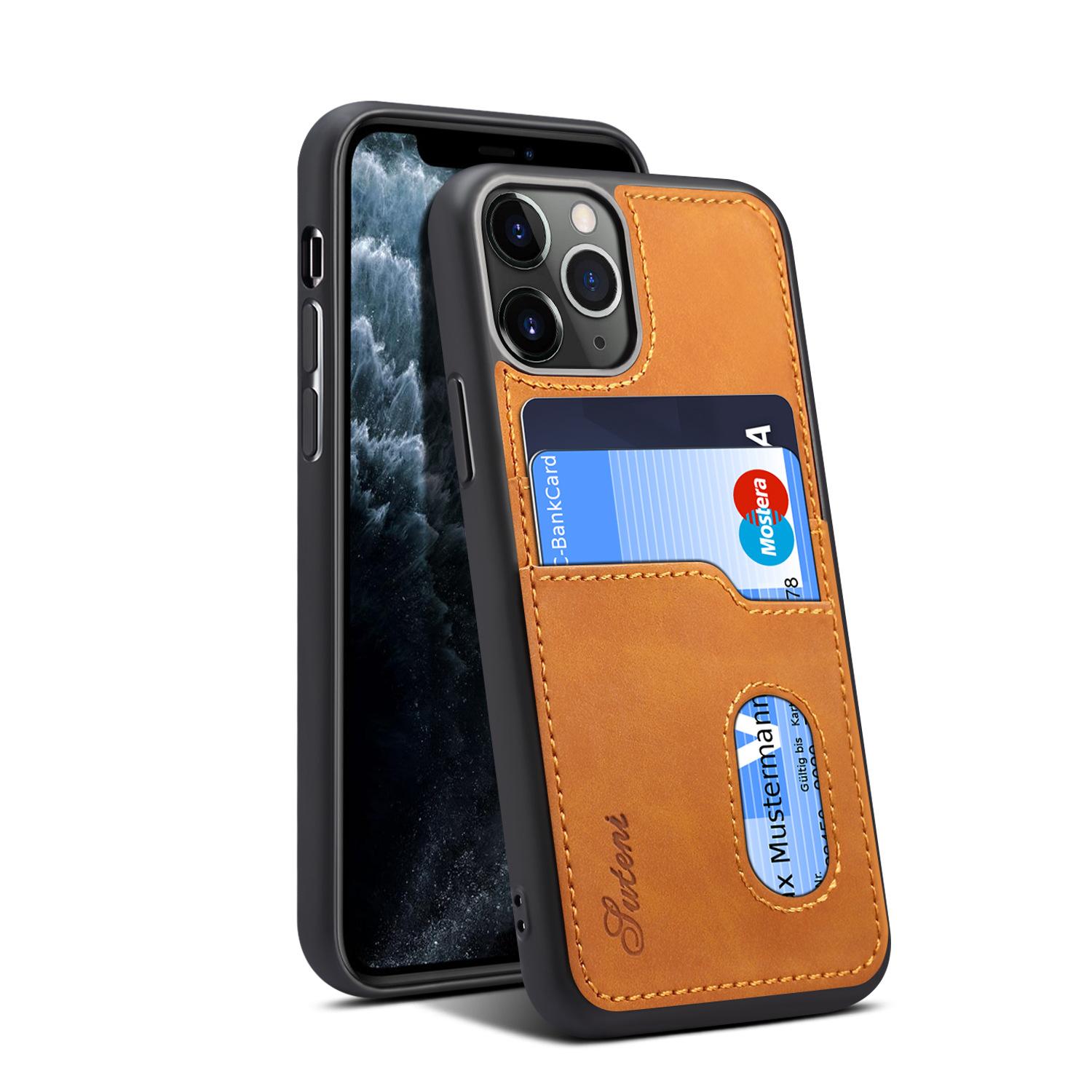 Ốp lưng da cao cấp và đựng thẻ cho iPhone 11/ iPhone 11Pro/ iPhone 11 Pro Max