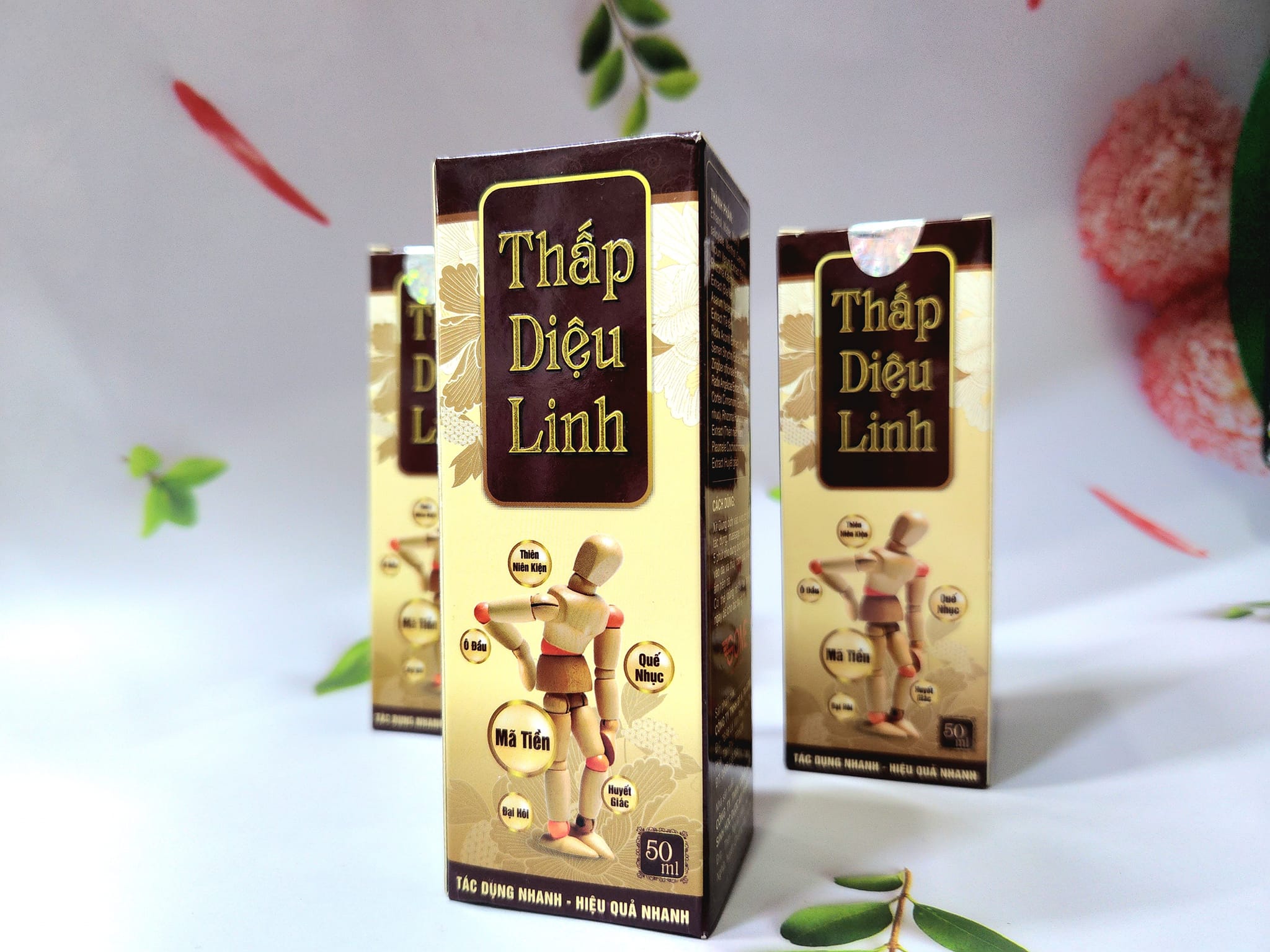 Dầu xoa bóp thấp diệu linh chai 50ml - hiệu quả nhanh, tác dụng nhanh. dùng cho massage, xoa bóp.