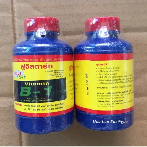 Vitamin B1 Thái Lan 100ml_Phân bón lá đậm đặc cho hoa lan, hoa hồng xanh lá, dày lá, nảy chồi, mập thân