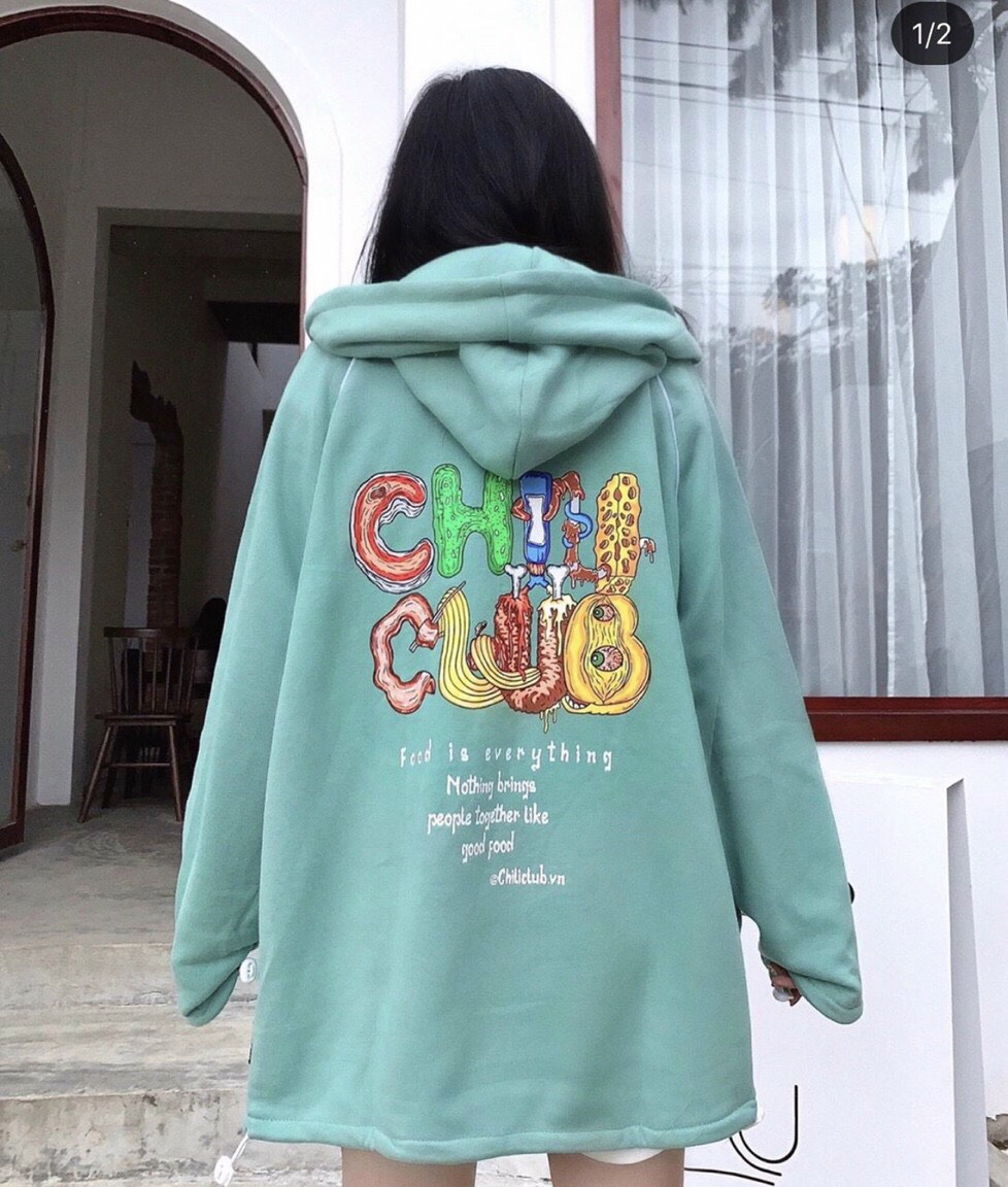 [HCM]Áo Khoác Nỉ Ngoại Chilli Club Siêu Hót TrendForm Rộng  Y Hình Chất Nỉ Ngoại Dày Dặn Dưới 60kg-NU