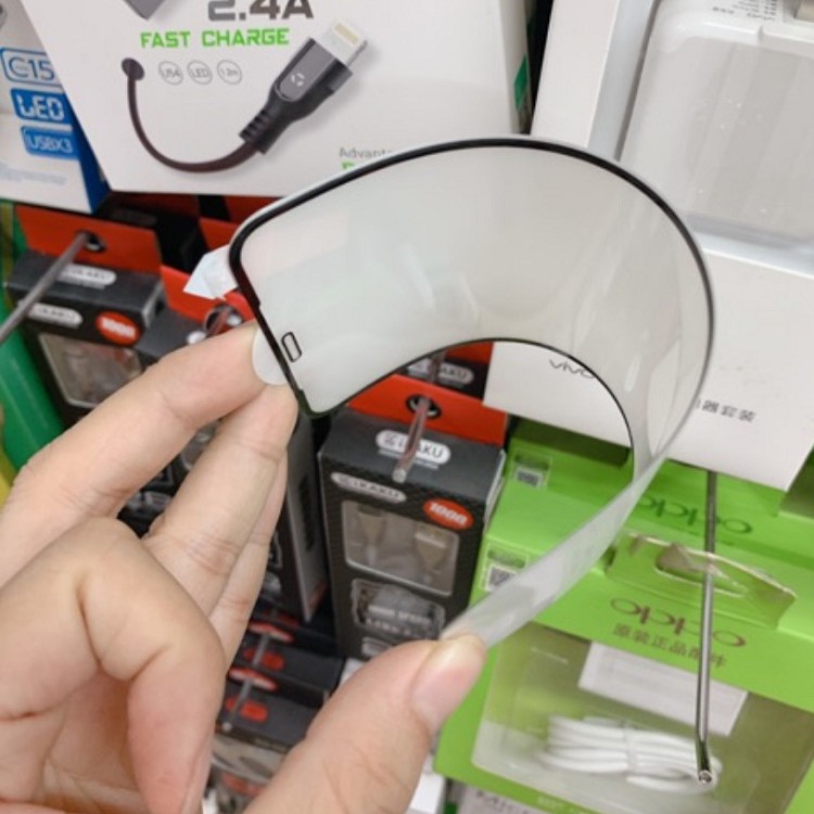 dán cường lực dẻo cho Iphone 11 pro max, 11pro, Iphone 11 , iphone X,Xs,XSmax,6,7,8 chống vỡ mép, chống vỡ