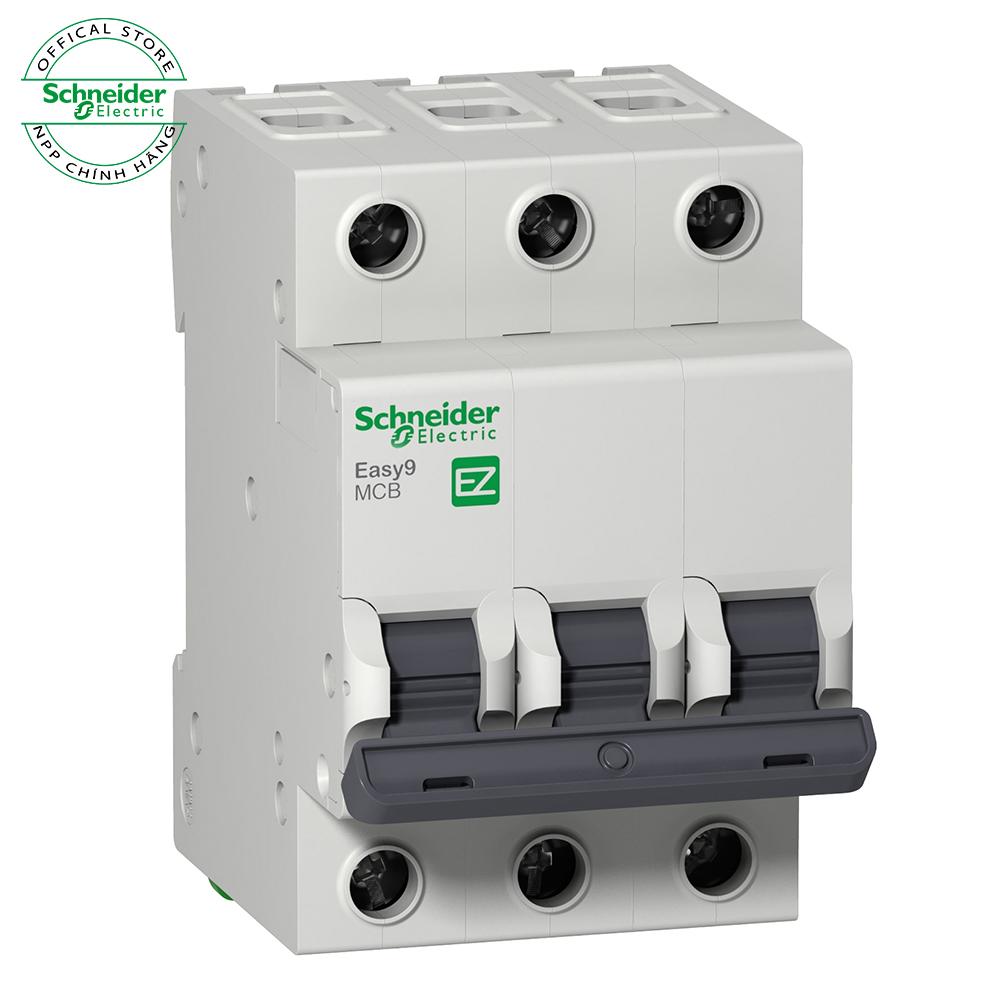 Mcb easy9 4.5ka 3p 400v - cầu dao / aptomat tự động schneider electric