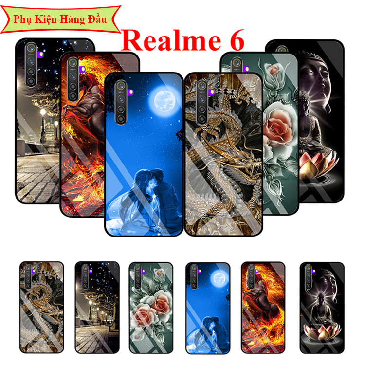 " Ốp Lưng Realme 6 kính 3D " _Kiểu dáng sang trọng, mặt kính siêu nét chống bẩn, chống bụi_ Hình ảnh sắc nét, Không mờ, Không phai