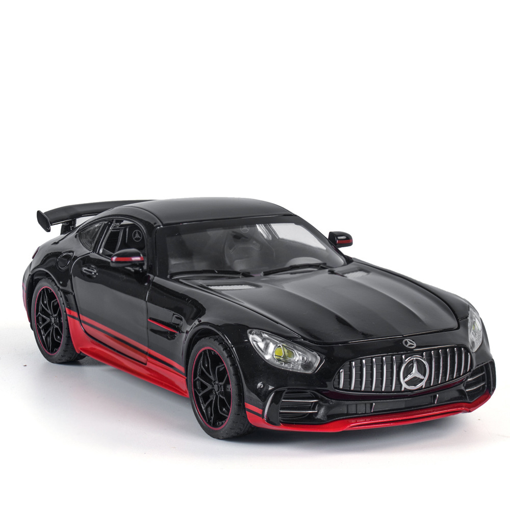 Mô Hình Xe Mercedes AMG GTR 1:24 hãng Chezhi Khung Xe Kim Loại, Phong Cách Thể Thao - Có Hộp Đựng