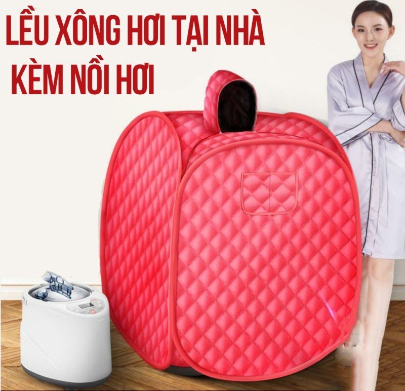 ( COMBO ) LỀU XÔNG HƠI + Nồi xông hơi điện chống cháy 4lít.3lít 2lít, giúp giảm cân sau sinh, thải độc cơ thể, an toàn gấp 3 lần với công nghệ xông hơi khô. Bảo hành 12 tháng