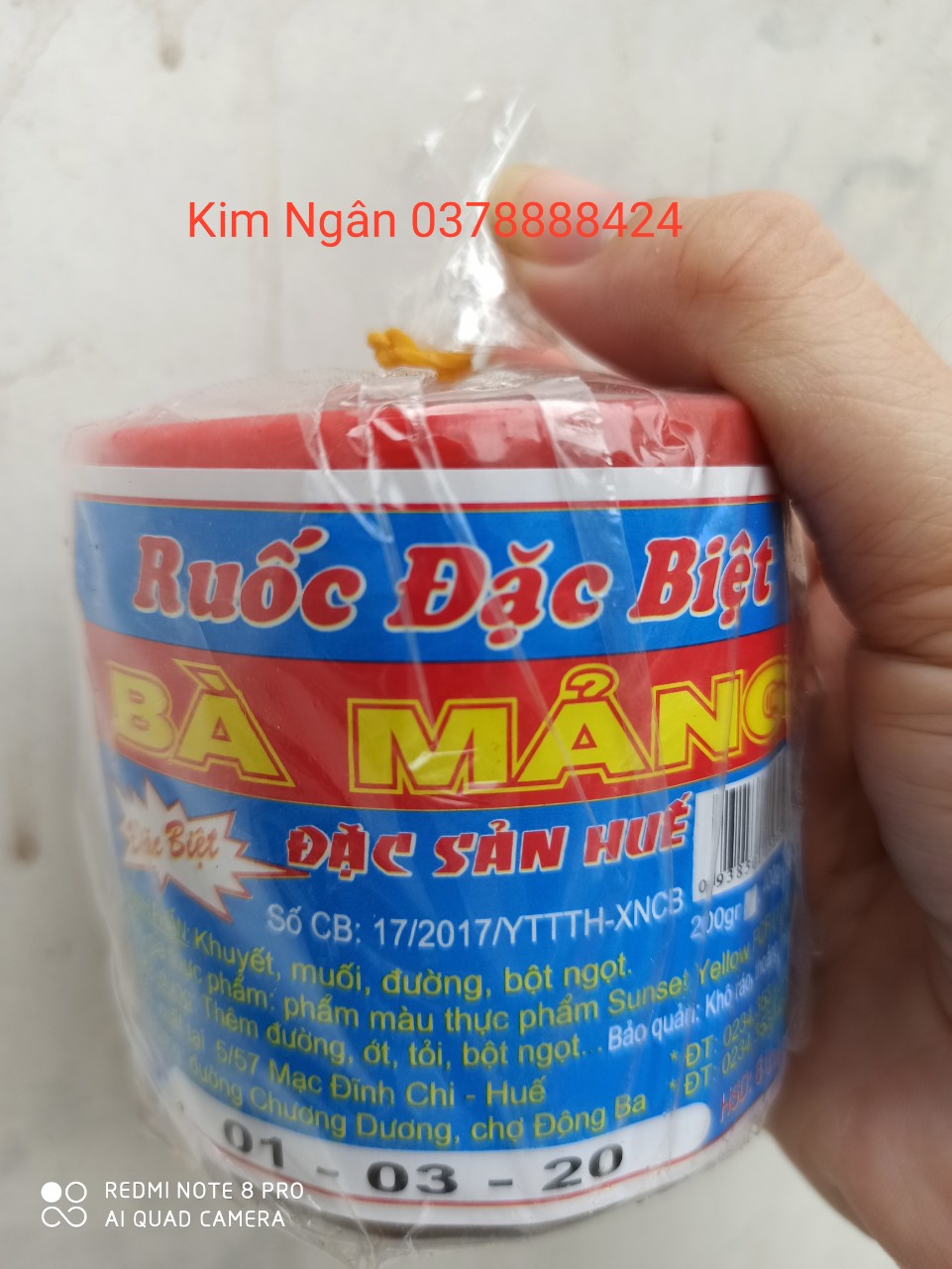 [HCM]Mắm Ruốc Bà Mảng - Đặc Sản gốc Huế