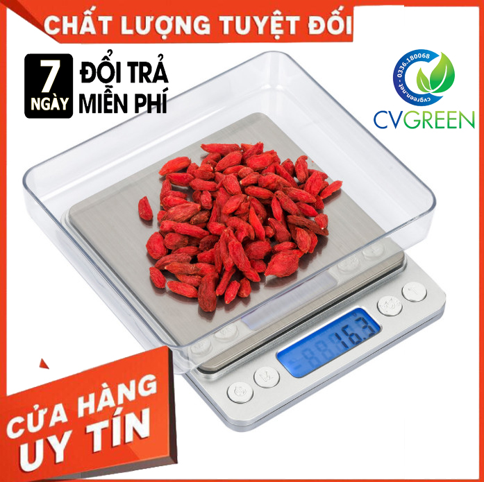 Cân điện tử mini cân dùng cho nhà bếp, y tế, thí nghiệm