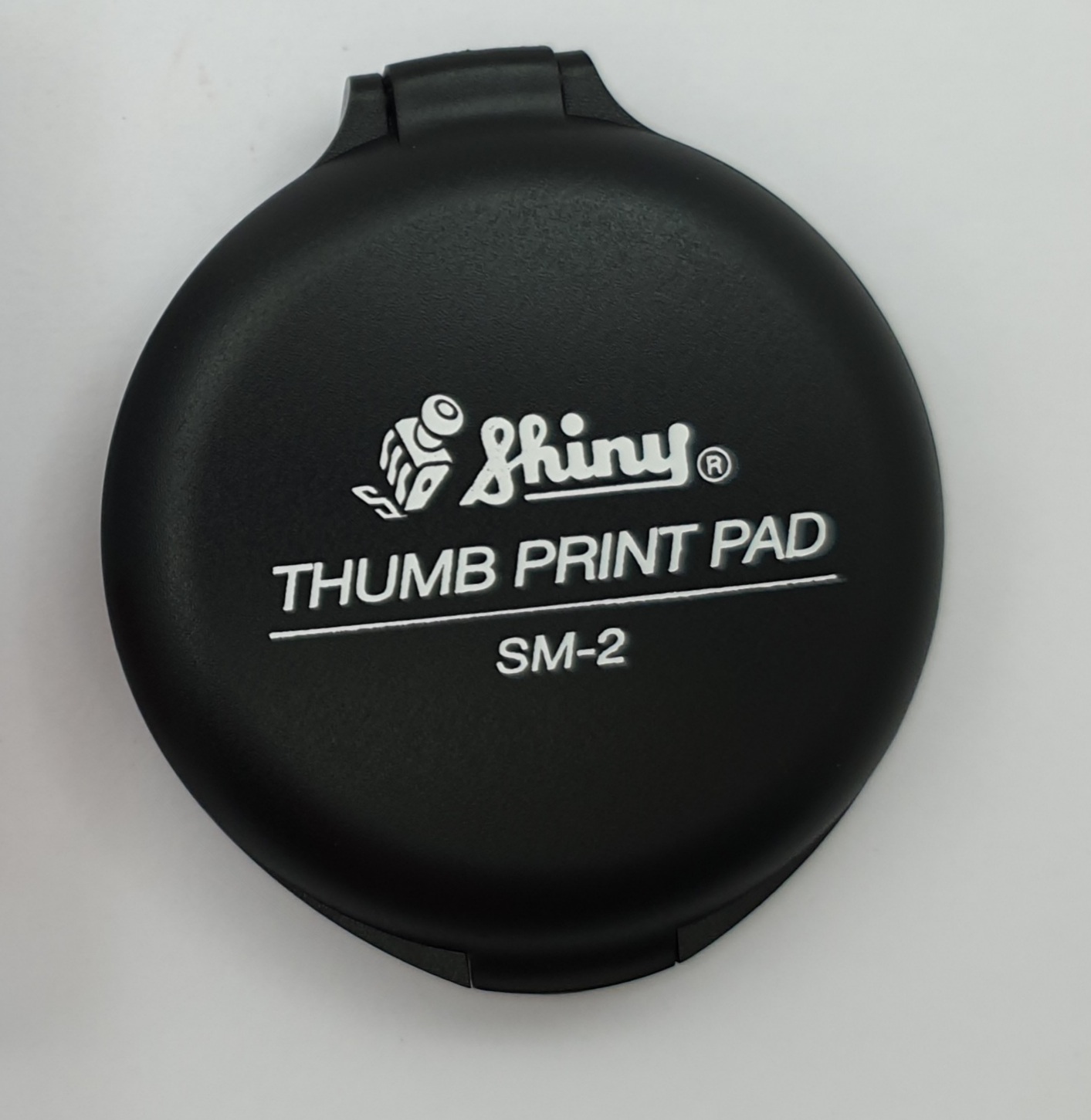 [HCM]Khay mực lăn tay tròn Shiny màu xanh - SM2