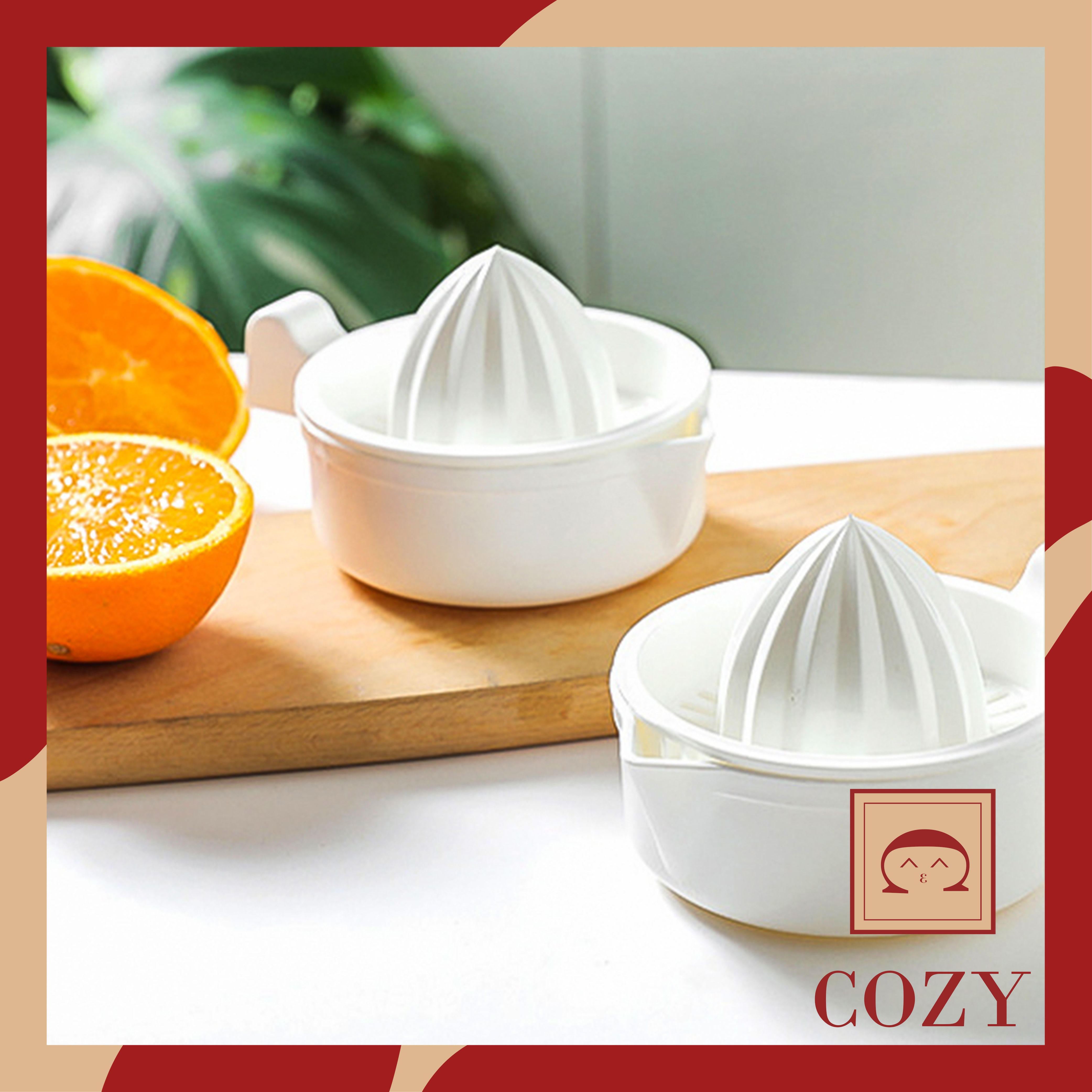 Dụng cụ vắt cam cầm tay, dung tích 230ml, đồ vắt cam gia đình, ép nước cam Cozy Style