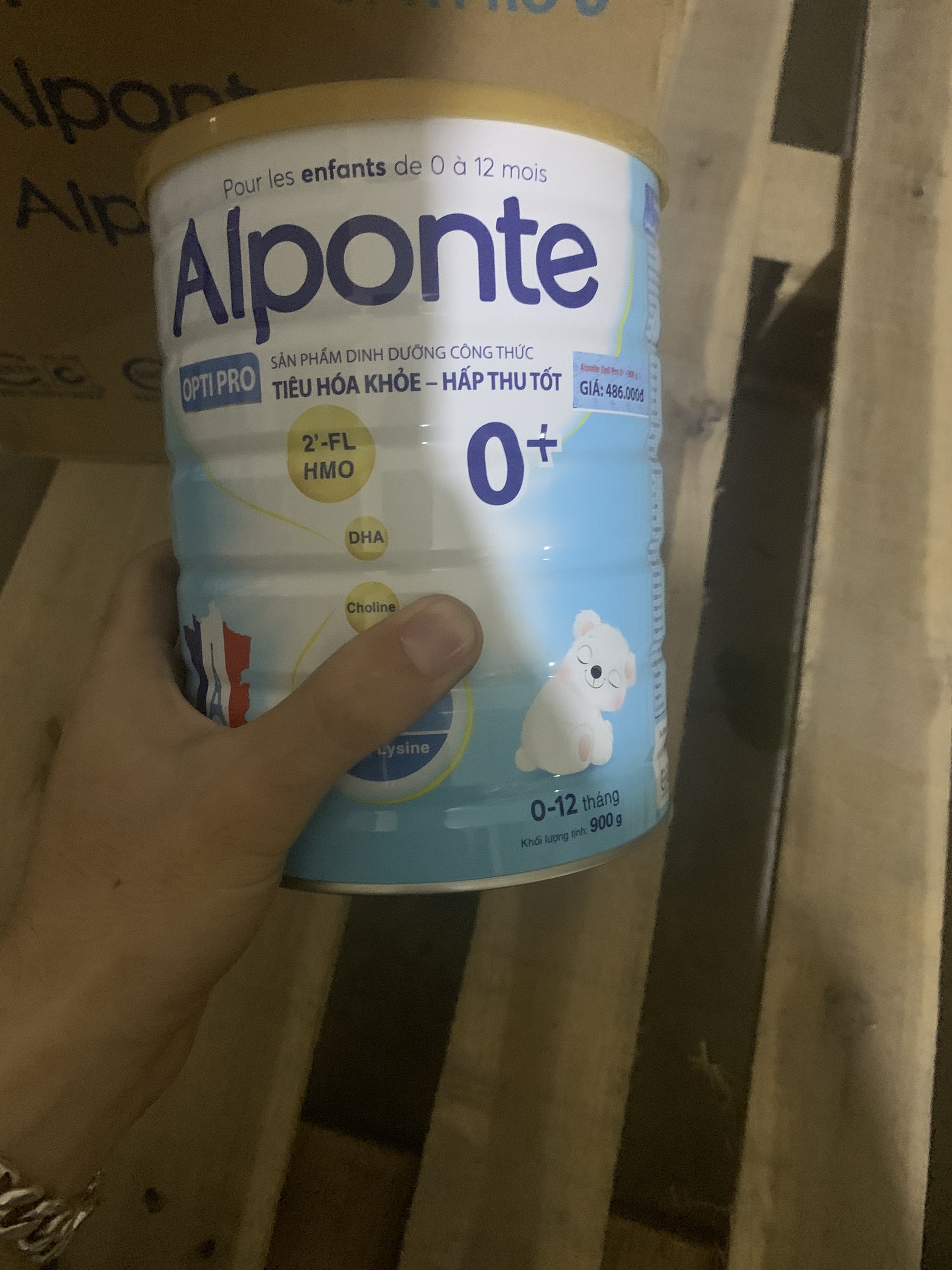 sữa bột dinh dưỡng Dành cho trẻ từ 0 12 tháng tuổi Alponte Opti Pro 0+ 900g