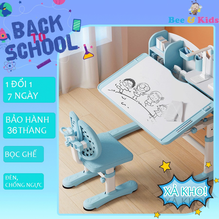 Bộ Bàn Ghế Học Sinh Chống Gù Chống Cận, Bàn Ghế Điều Chỉnh Độ Cao Kích Thước 800/900Cm Giá Rẻ Chất Lượng Cao