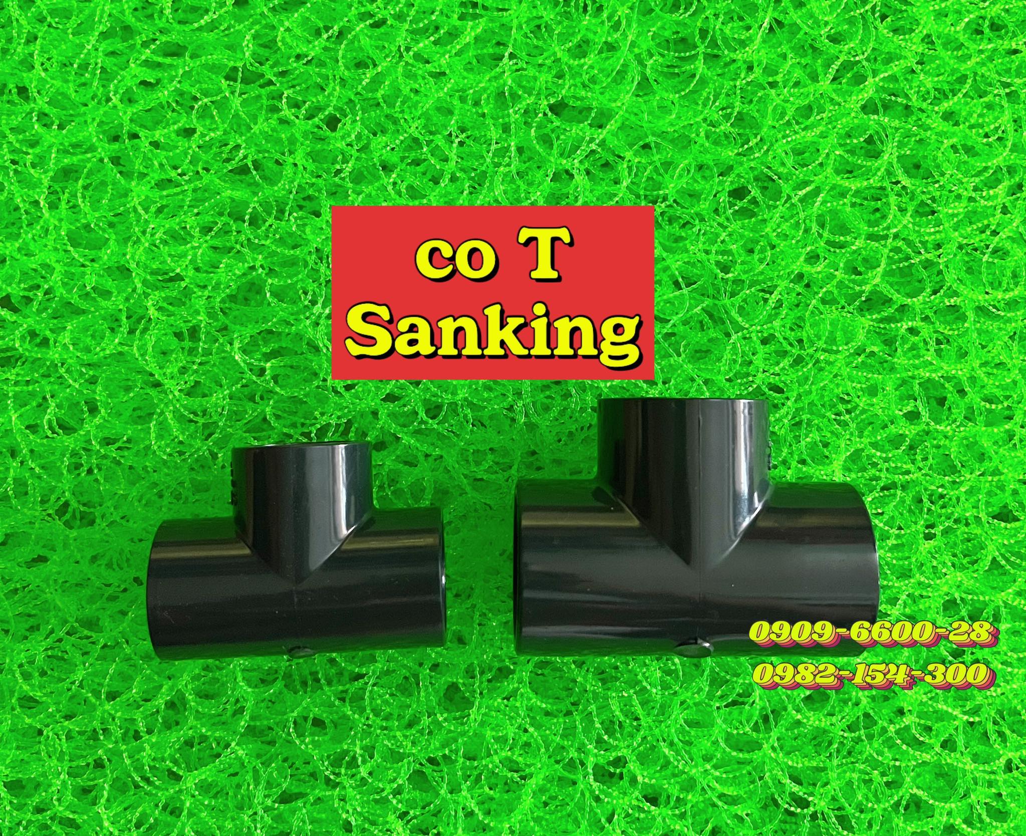 SANKING cút nối T, đầu nối T, khớp nối T, khớp nối nhựa PVC - phụ tùng ống cấp nước - 20mm 25mm 32mm 40mm