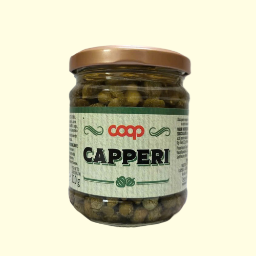COOP + Lọ CAPPERI 200g + NỤ BẠCH HOA Ý NGÂM GIẤM Capers In Vinegar