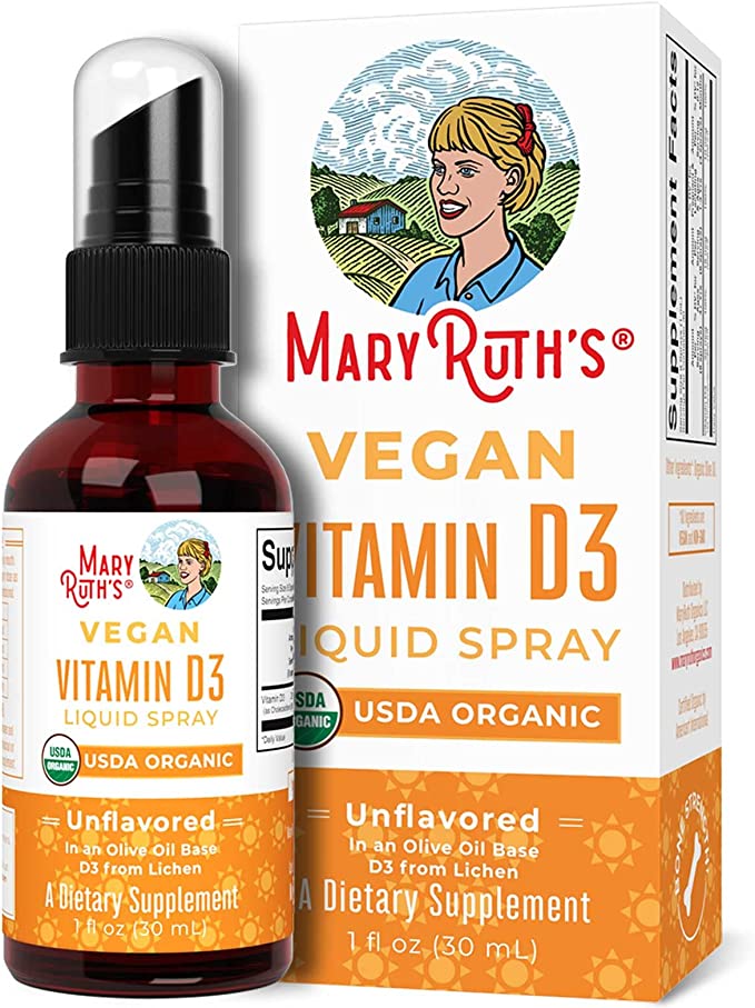 Mary Ruth s Vegan Vitamin D3 Liquid Spray - Vitamin D3 hữu cơ dạng xịt 30ml