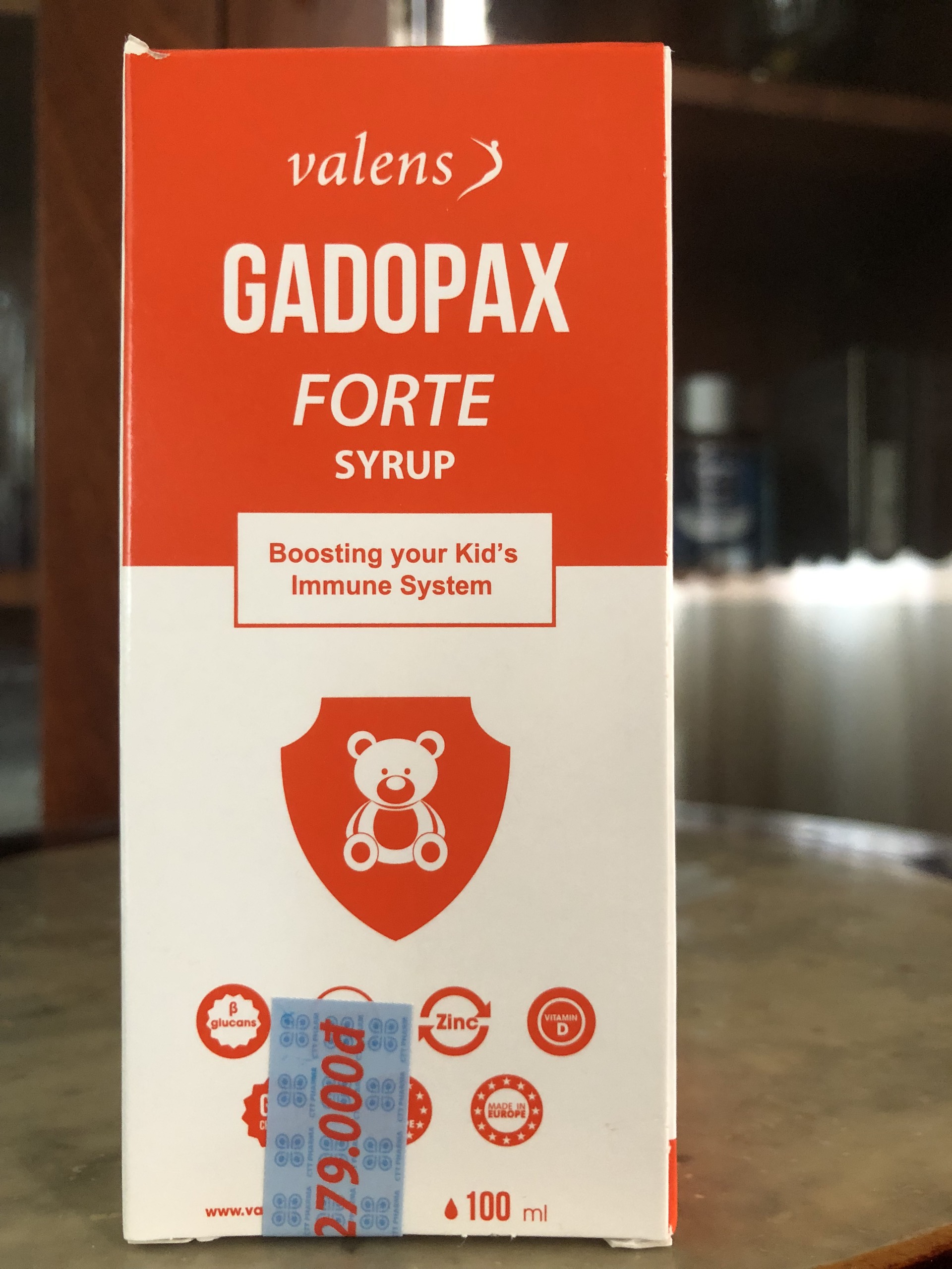 Tăng đề kháng Siro Gadopax Forte nhập khẩu châu Âu chính hãng, có tem