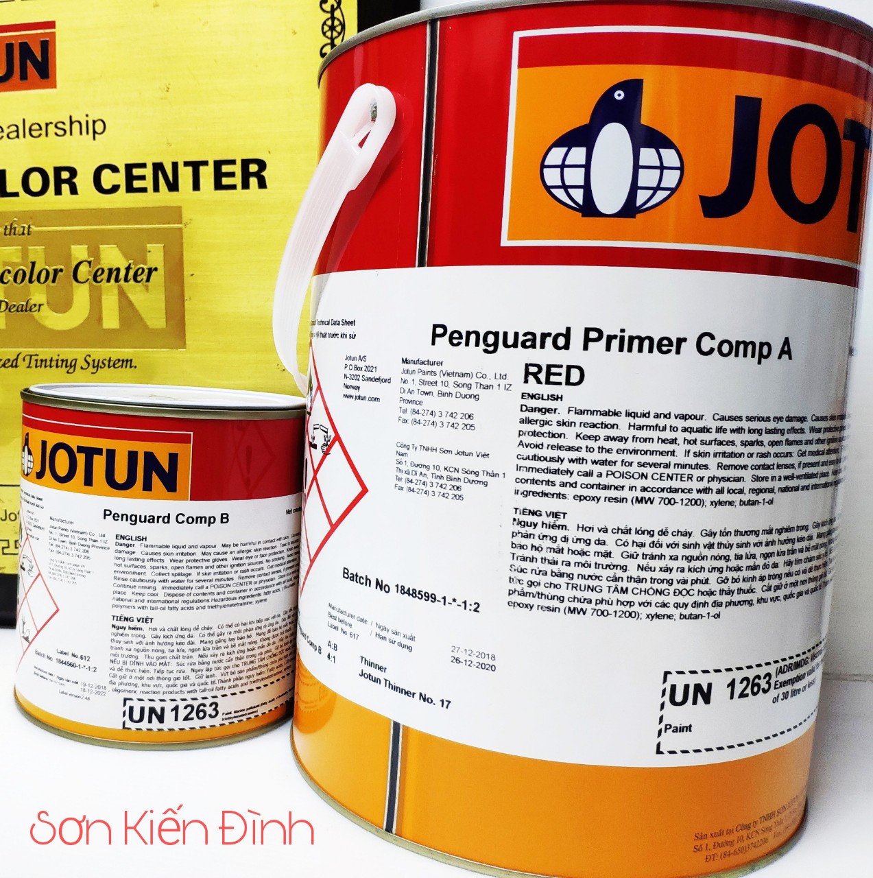 [HCM]Sơn lót epoxy chống rỉ Jotun Penguard 2 thành phần 5L
