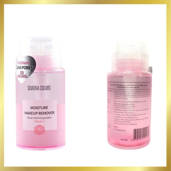 Nước Tẩy Trang Sivanna Colors Moisture Makeup Remover Rose HF103 180ml Thái Lan