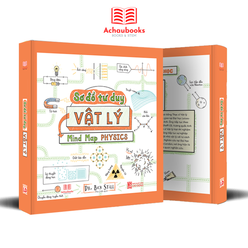 Sách - sơ đồ tư duy vật lý - tổng hợp kiến thức vật lý dưới dạng sơ đồ tư duy - á châu books