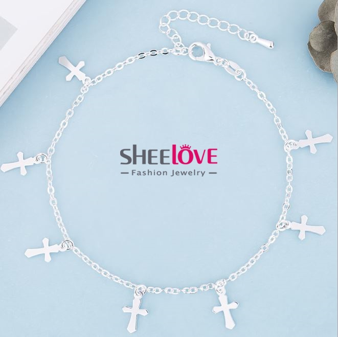 [HCM]Lắc chân siêu rẻ mẫu mới Hot trend Chiếc lá xinh xắn dễ thương