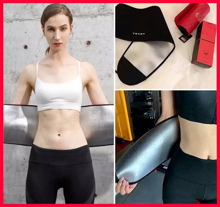 Đai quấn bụng giảm béo tập thể dục YEVET - đại nịt bụng sinh nhiệt YEVET giảm mỡ eo thon - đai quấn eo bó eo giúp dáng gọn eo thon tập gym, thể dục
