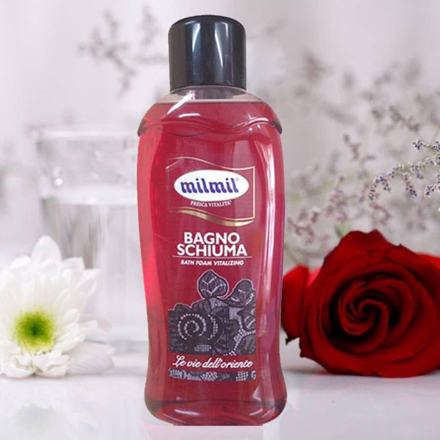 Sữa tắm hoa hồng đen Mil-mil của Ý
