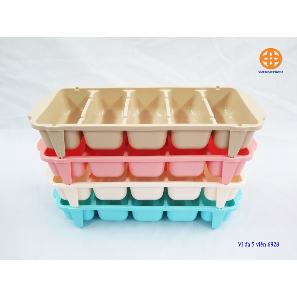 [HOT HOT] 3 Khay làm đá 5 ngăn cỡ lớn Silikit bằng silicon DẺO VIỆT NHẬT