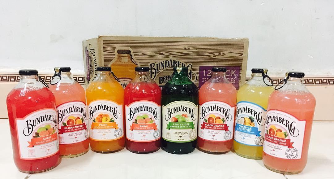Combo nước trái cây Bundaberg cao cấp 12 chai đủ vị - 375ml/chai