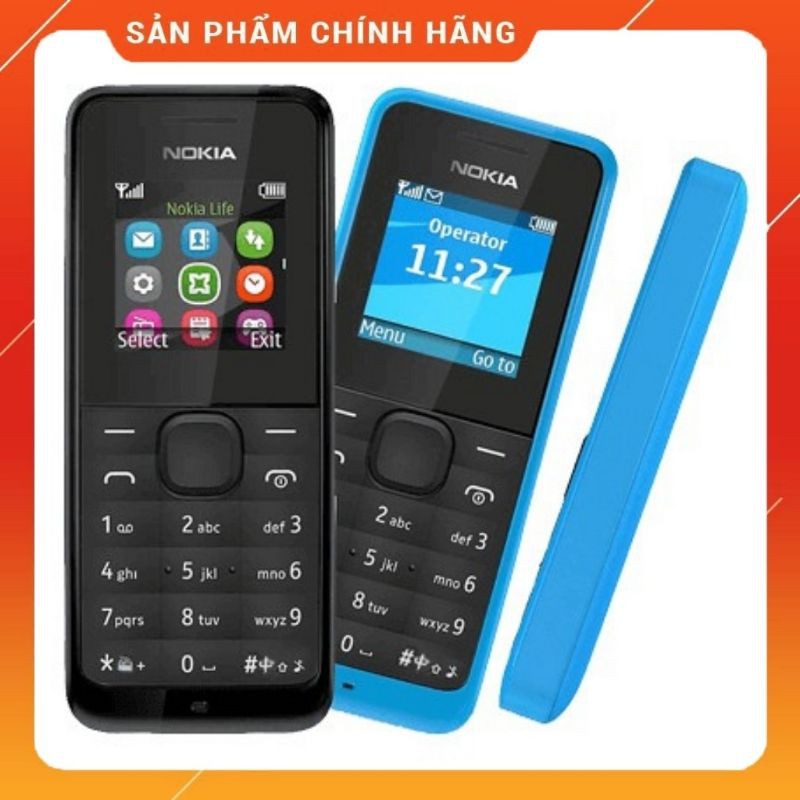 [XẢ KHO HÀNG CHÍNH HÃNG] Điện thoại 105 (1sim) đủ phụ kiện