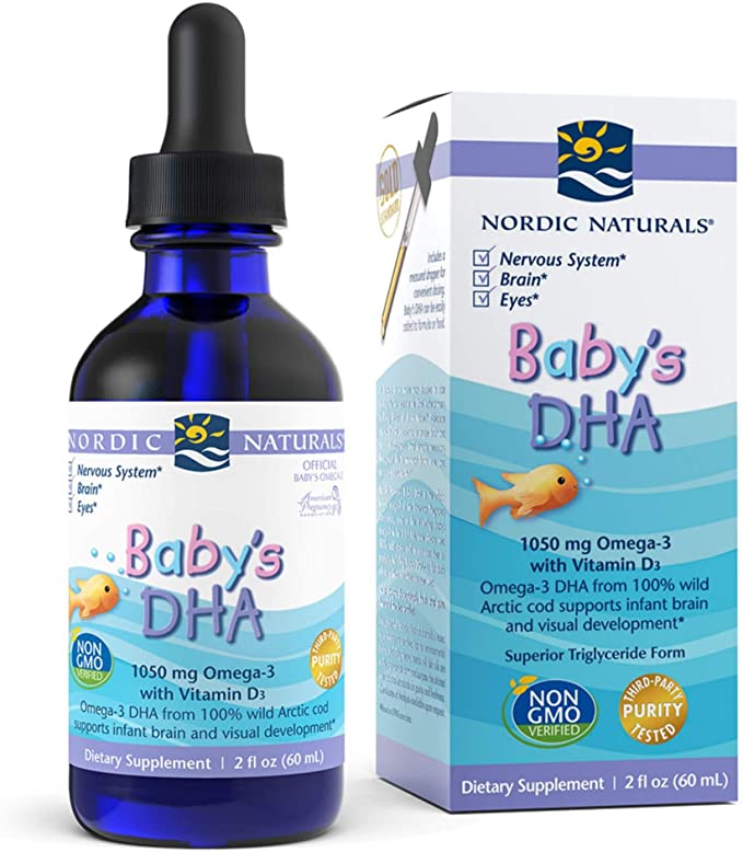 Baby dha drop nordic naturals tổng hợp dha 1050mg omega 3300 iuvitamin d360ml