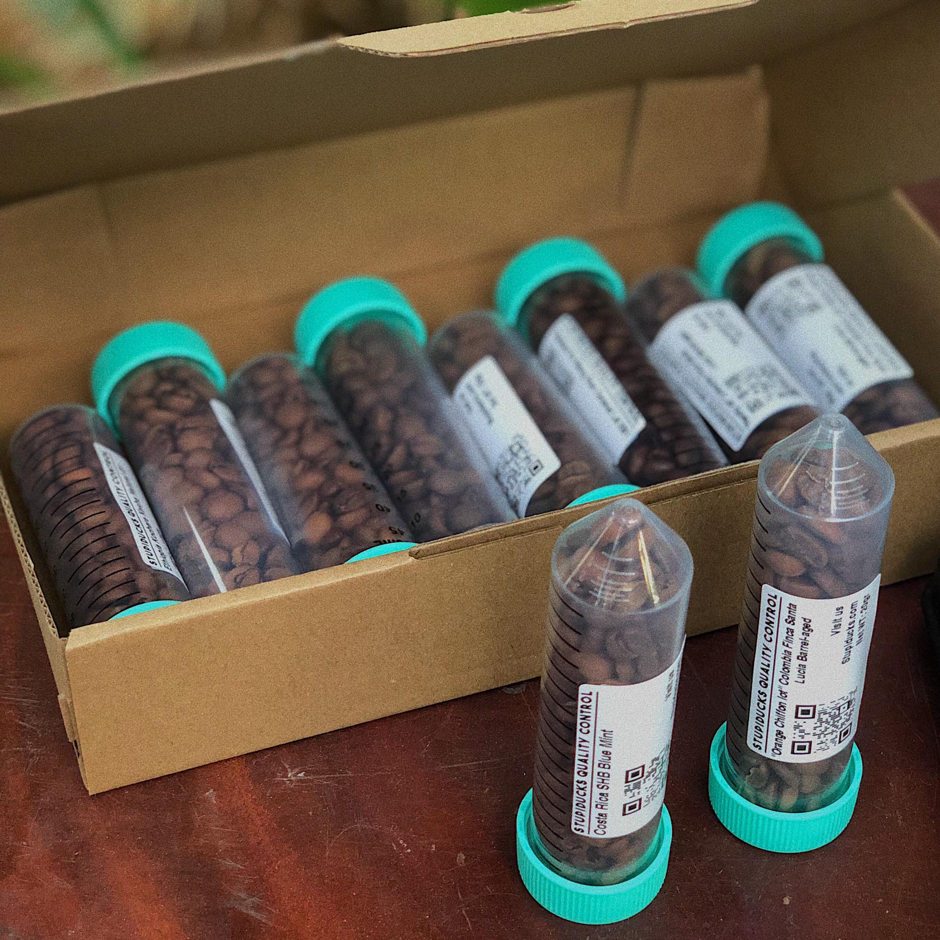 Combo Cà Phê Hạt Rang Stupiducks sample 5-10-20 loại 20gr single dose