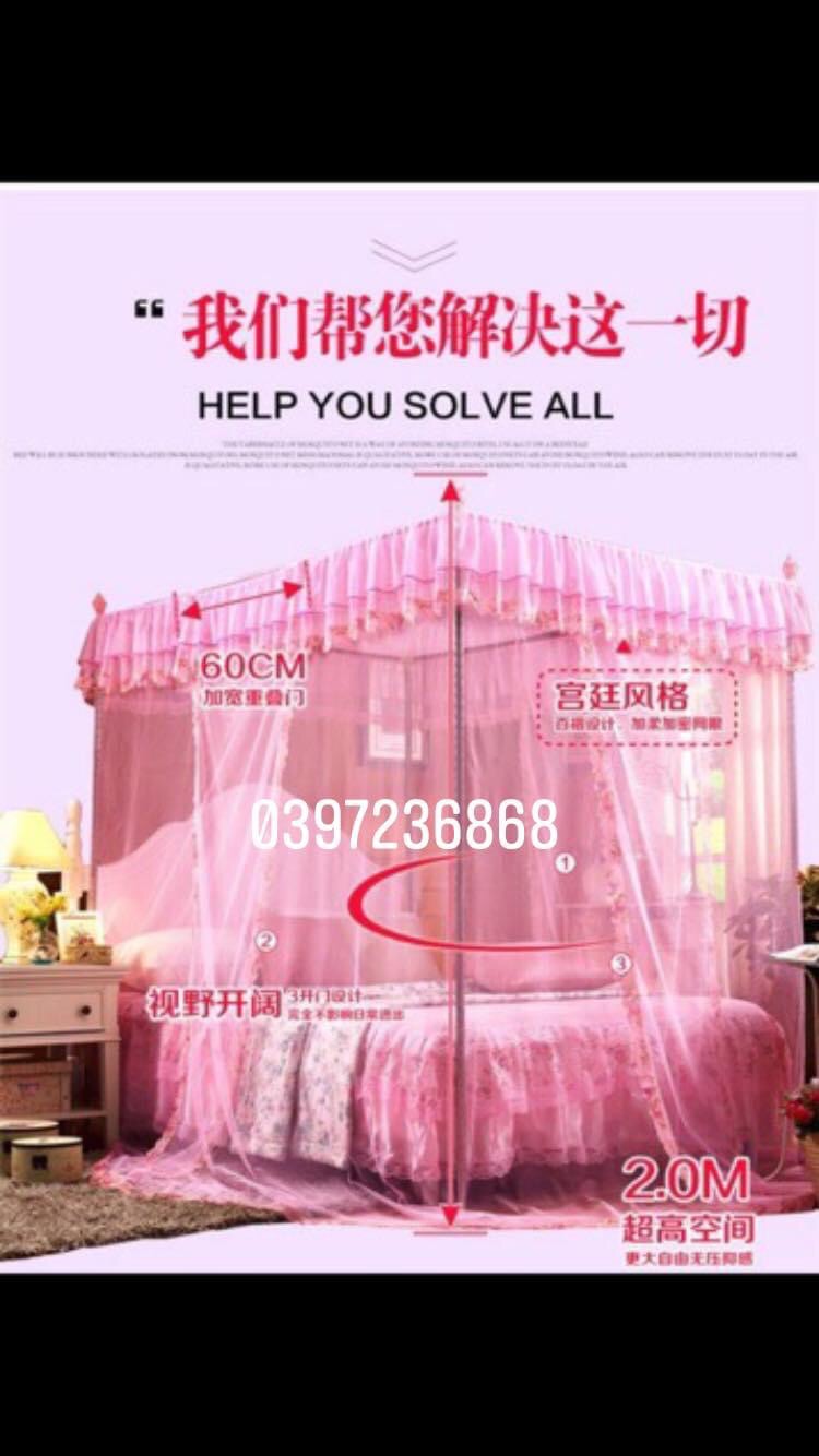 Màn khung 4 cột không khoan tường m8x2m
