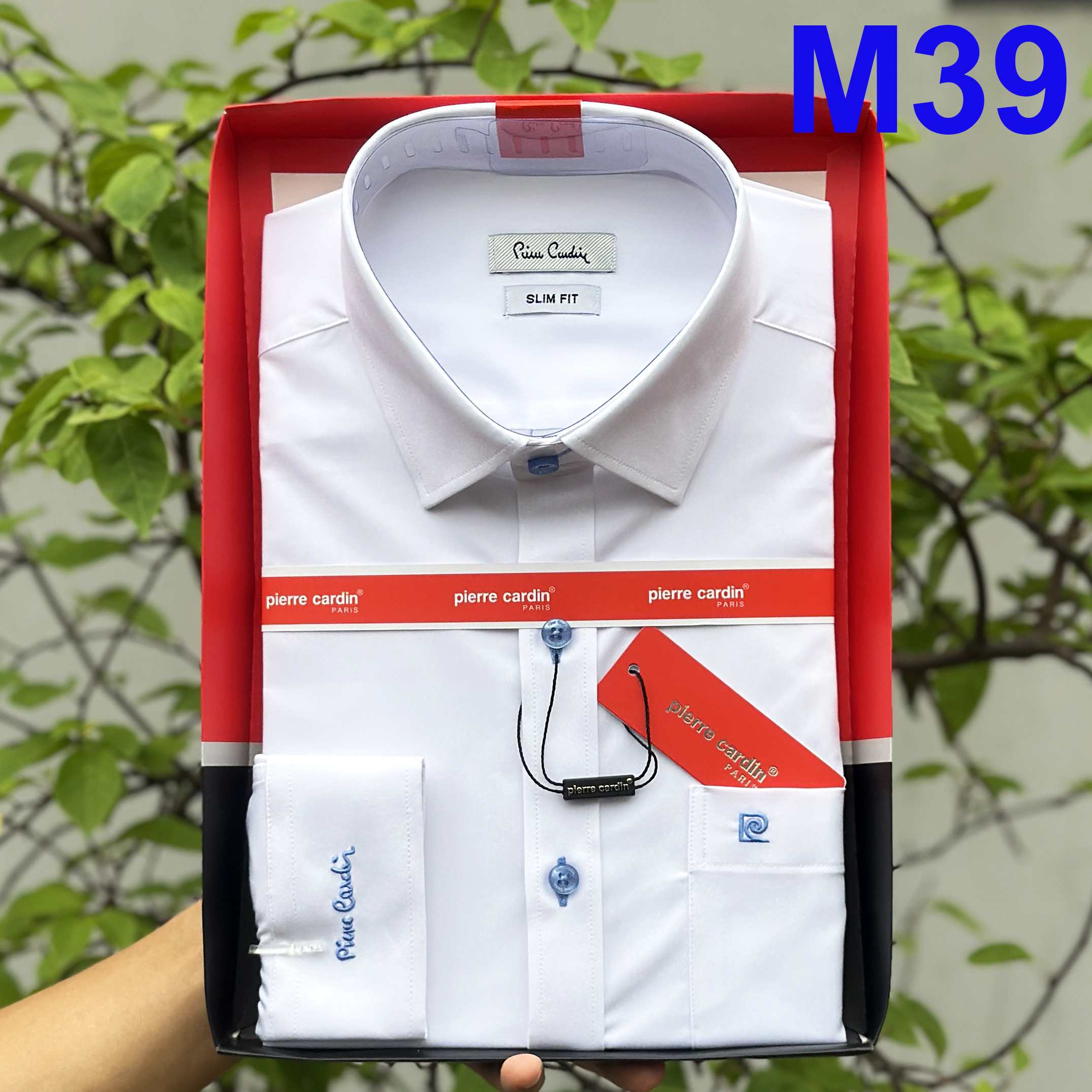  Áo Sơ Mi Nam Sơ Mi Xanh Dài Tay Sơ Mi Nam Pierre Cardin Chính Hãng Hàng Xuất Dư Xịn Mẫu Hàn Quốc 