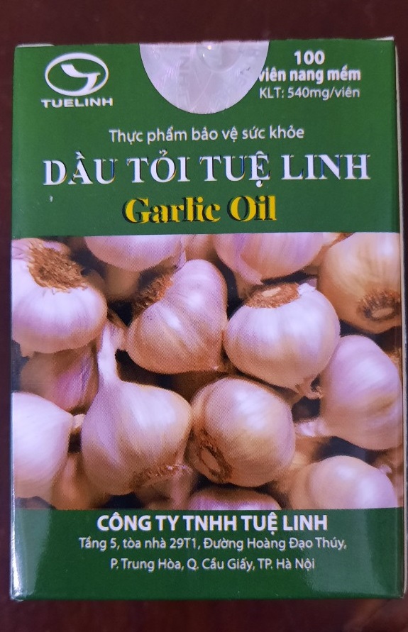 [HCM]Dầu tỏi Tuệ Linh giúp hạ mỡ máu