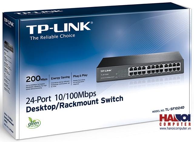 Switch tplink 24p 10/100mbps tl-sf1024d