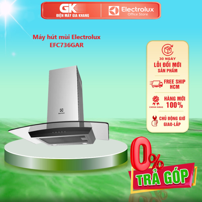 Máy hút mùi electrolux efc736gar - giao toàn quốc - freeship hcm