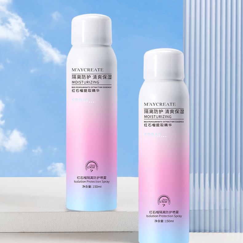 Xịt chống nắng Maycreate Moisturizing Spray 150ml, Kem chống nắng chống trôi, nâng tone, sáng da - Thuần Mộc shop